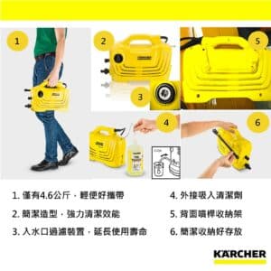 KARCHER 凱馳 K2 CLASSIC 家用高壓清洗機