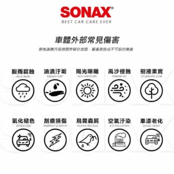 SONAX 保險桿黑漆 100ml