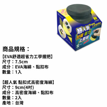 洗車俱樂部 超人氣 好握省力上蠟綿組合