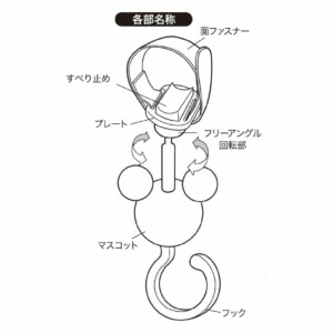 NAPOLEX 米奇多功能掛勾 BD-112