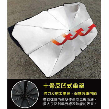 車用多功能前檔遮陽傘 (轎車/休旅車)