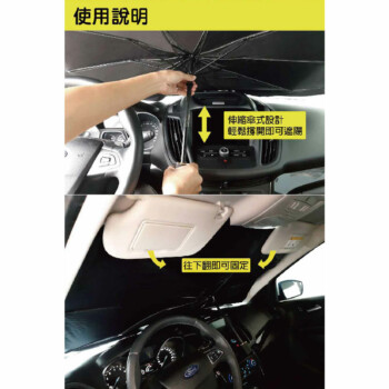 車用多功能前檔遮陽傘 (轎車/休旅車)