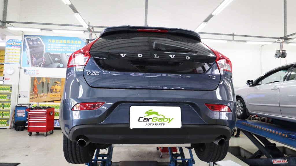 VOLVO-V40-升級-英國AP-RACING-9540-四活塞卡鉗＋355MM碟盤-AP來令片-FERODO-4號煞車油-台製煞車金屬油管