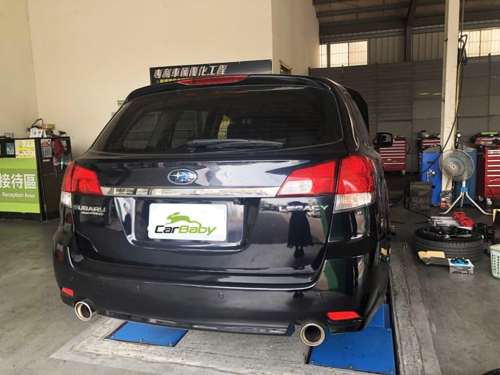 SUBARU LEGACY 改裝 NASHIN(世盟） N5 六活塞+355MM碟盤+ 世盟來令片+世盟煞車油+GOODRIDGE金屬油管+ +BC避震器道路版