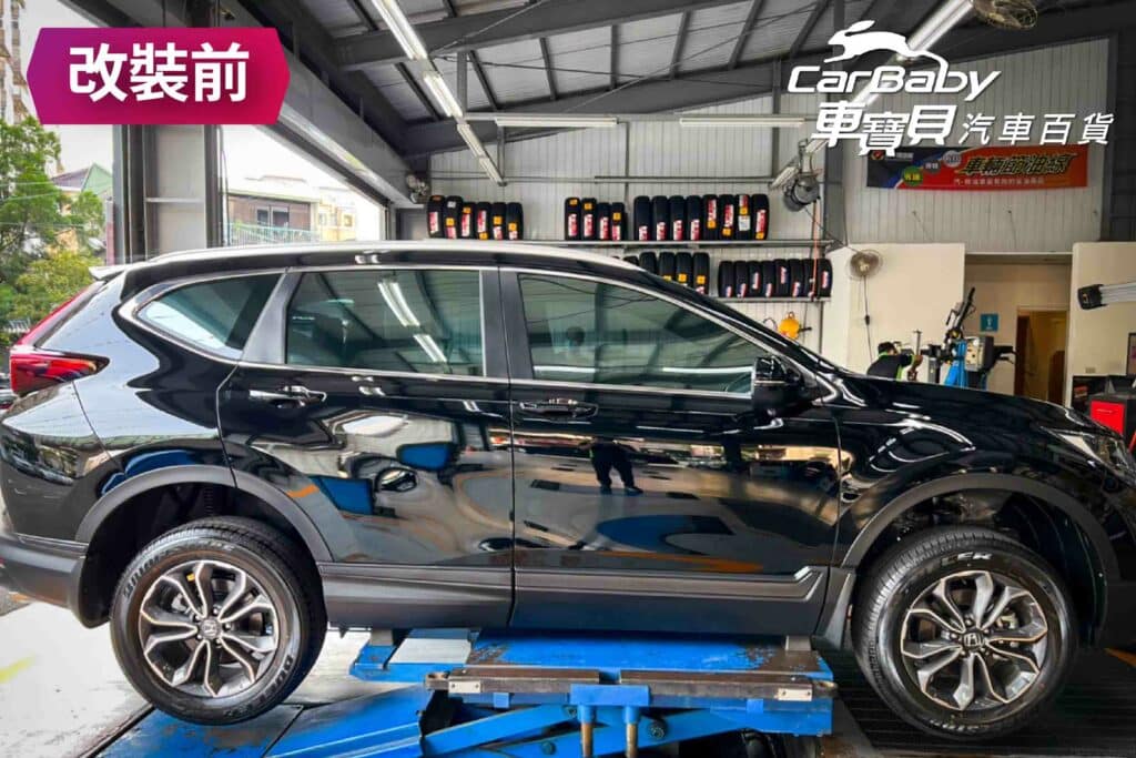 2021年式HONDA CRV 5.5代 新車跑了17公里，就來輪胎鋁圈升級！升級項目：19吋KONIG N780輕量化旋壓鋁圈+馬牌輪胎PC6 235/55R19，四輪四圈升級。安裝於車寶貝汽車百貨北屯店。感謝車主對我們的支持與肯定，輪胎鋁圈更換，安心交給車寶貝！