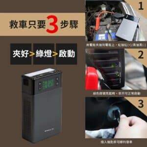 PHILO 飛樂 行車救援王+急速電動打氣機 PA13