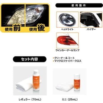 CCI 大燈泛黃拋光修復劑 W-224