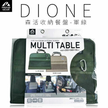 日本DIONE 森活收納餐盤-軍綠