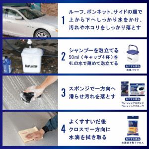 SURLUSTER 鍍膜車身專用洗車精1L｜S-30